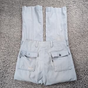 Vintage Levis Pants Men 32x30 Blue Corduroy Sta Prest Bootcut 70s Gold Tab Chore